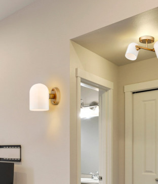 케이프 1등 유리 벽부등,벽조명