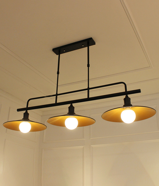 실리아 3등 갓 펜던트전등