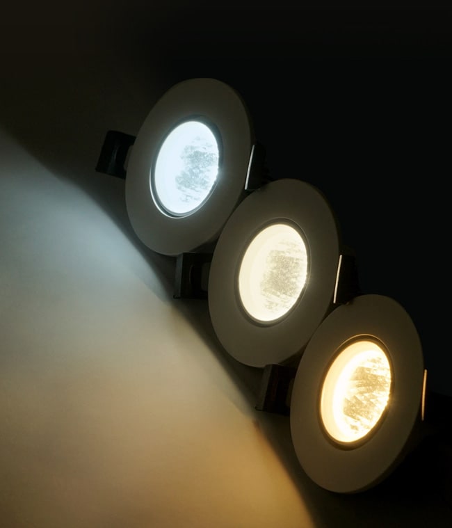 쿠로 COB 회전 매입등 (타공 50mm 2인치 6W / 타공 75mm 3인치 9W)